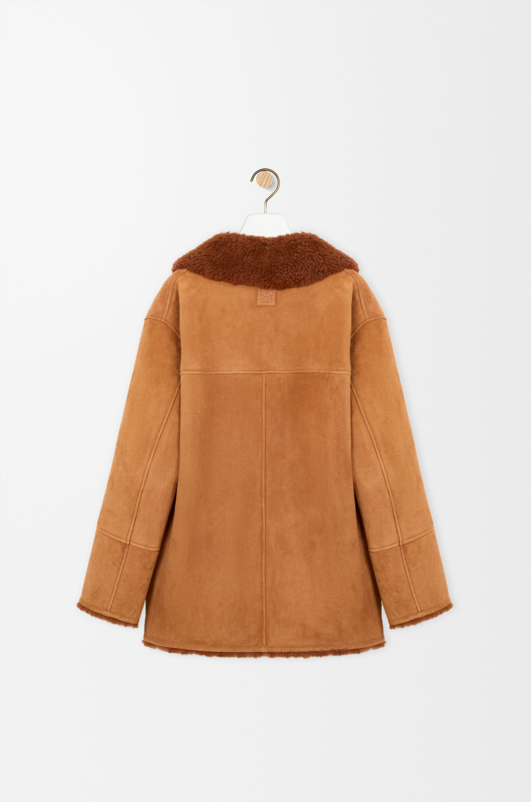 Coat in shearling Beige - LOEWE