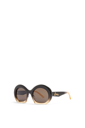LOEWE Halfmoon sunglasses in acetate Gradient Black/Beige plp_rd