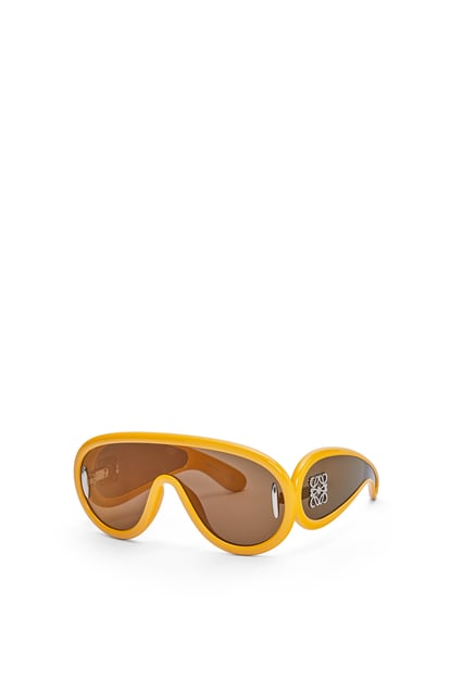 LOEWE Wave mask sunglasses Earth Yellow plp_rd