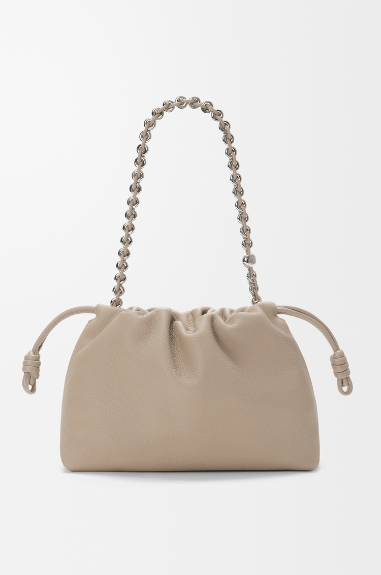 LOEWE Medium Flamenco purse in fine grained calfskin Clay