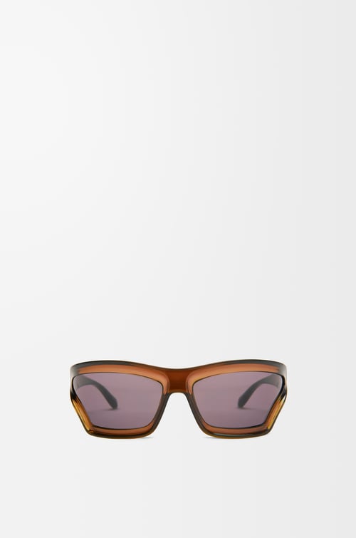 LOEWE Gafas de sol Arch Mask Marrón Transparente