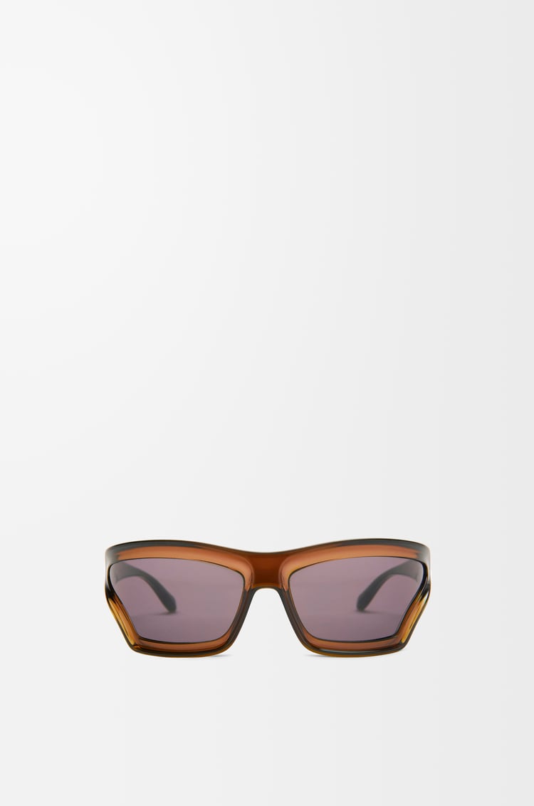 LOEWE Arch Mask sunglasses Transparent Brown