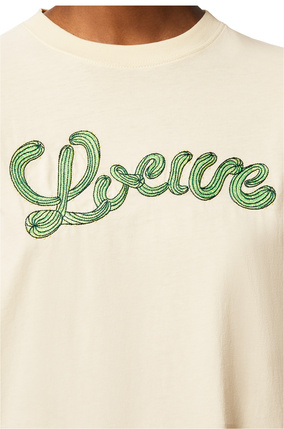 LOEWE LOEWE cactus T-shirt in cotton Ecru plp_rd