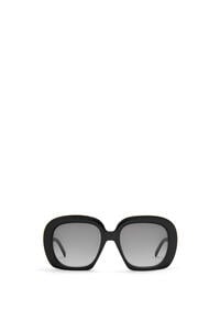 LOEWE Square halfmoon sunglasses in acetate Black