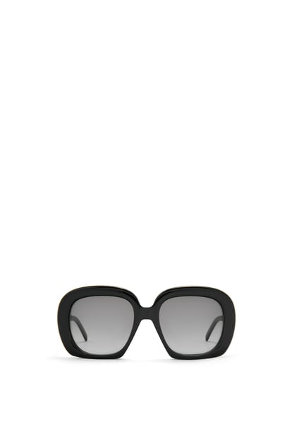 LOEWE Square halfmoon sunglasses in acetate Black plp_rd
