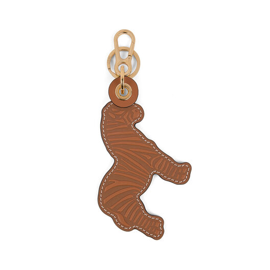 LOEWE Zebra Leather Charm Tan/White LOEWE Zebra Leather Charm Tan/White all