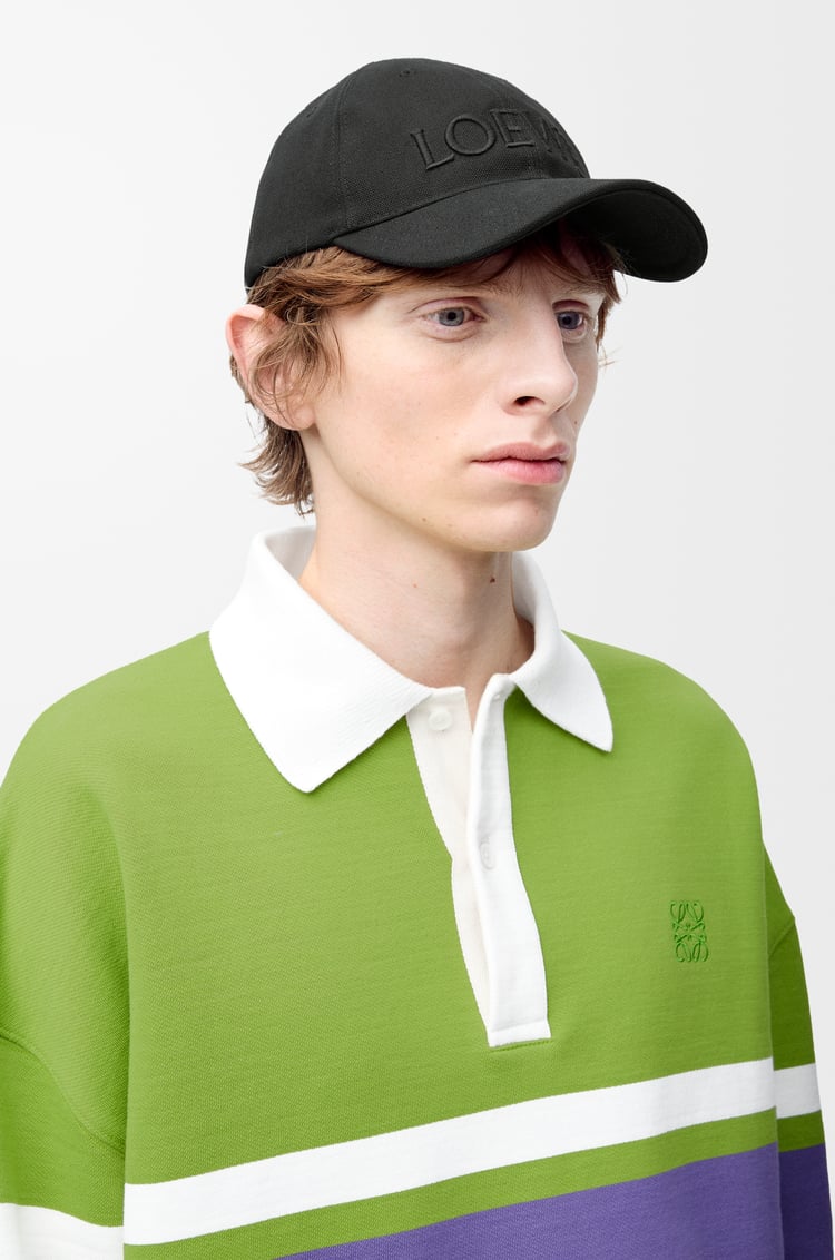 LOEWE Gorra en lona Negro