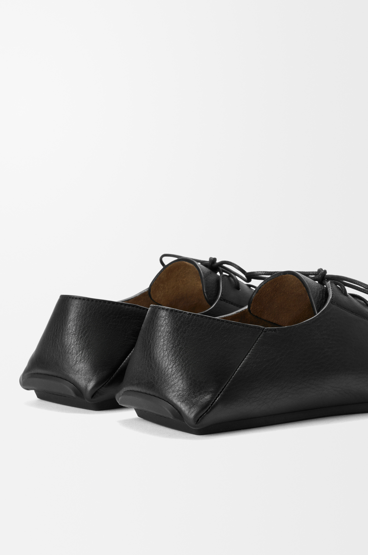LOEWE Rambla boat shoe in soft calfskin Black