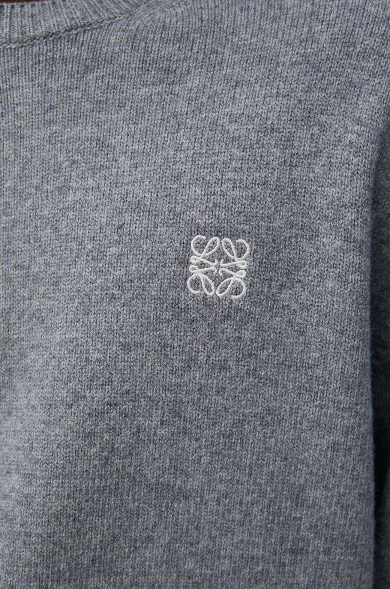 LOEWE Jersey en lana Gris Jaspeado