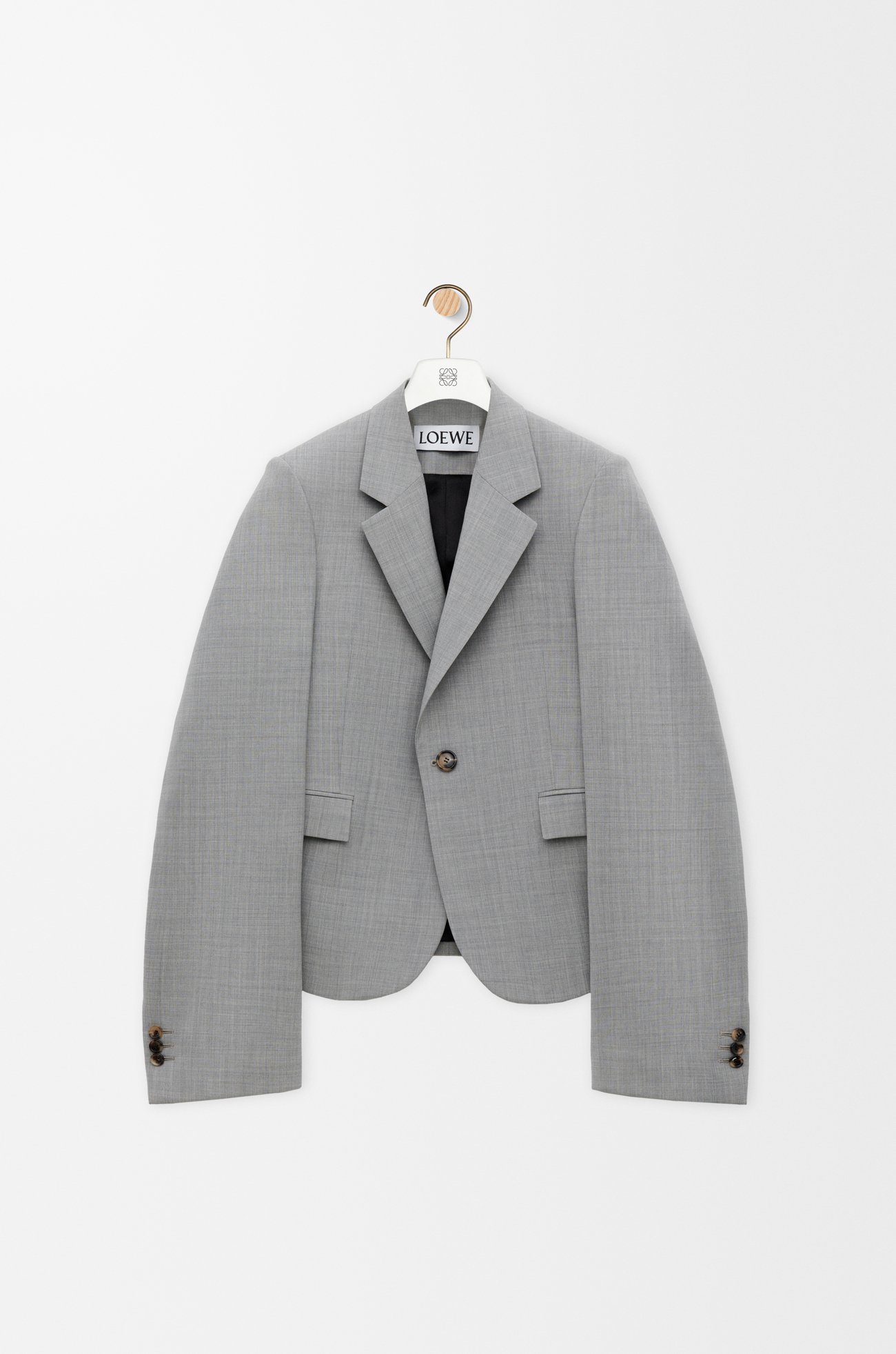 LOEWE Jacket in wool Light Grey plp_rd