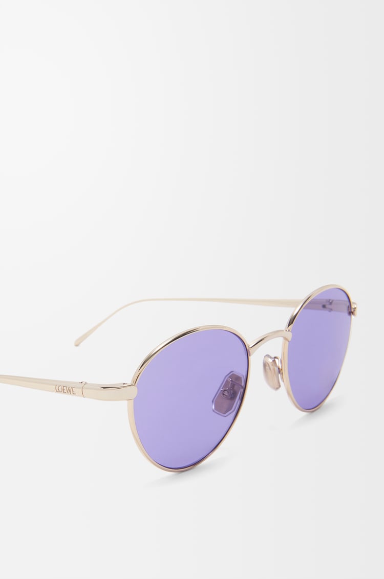 LOEWE Groove Round sunglasses Purple