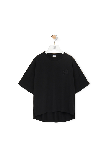 LOEWE Camiseta oversize en algodón Negro
