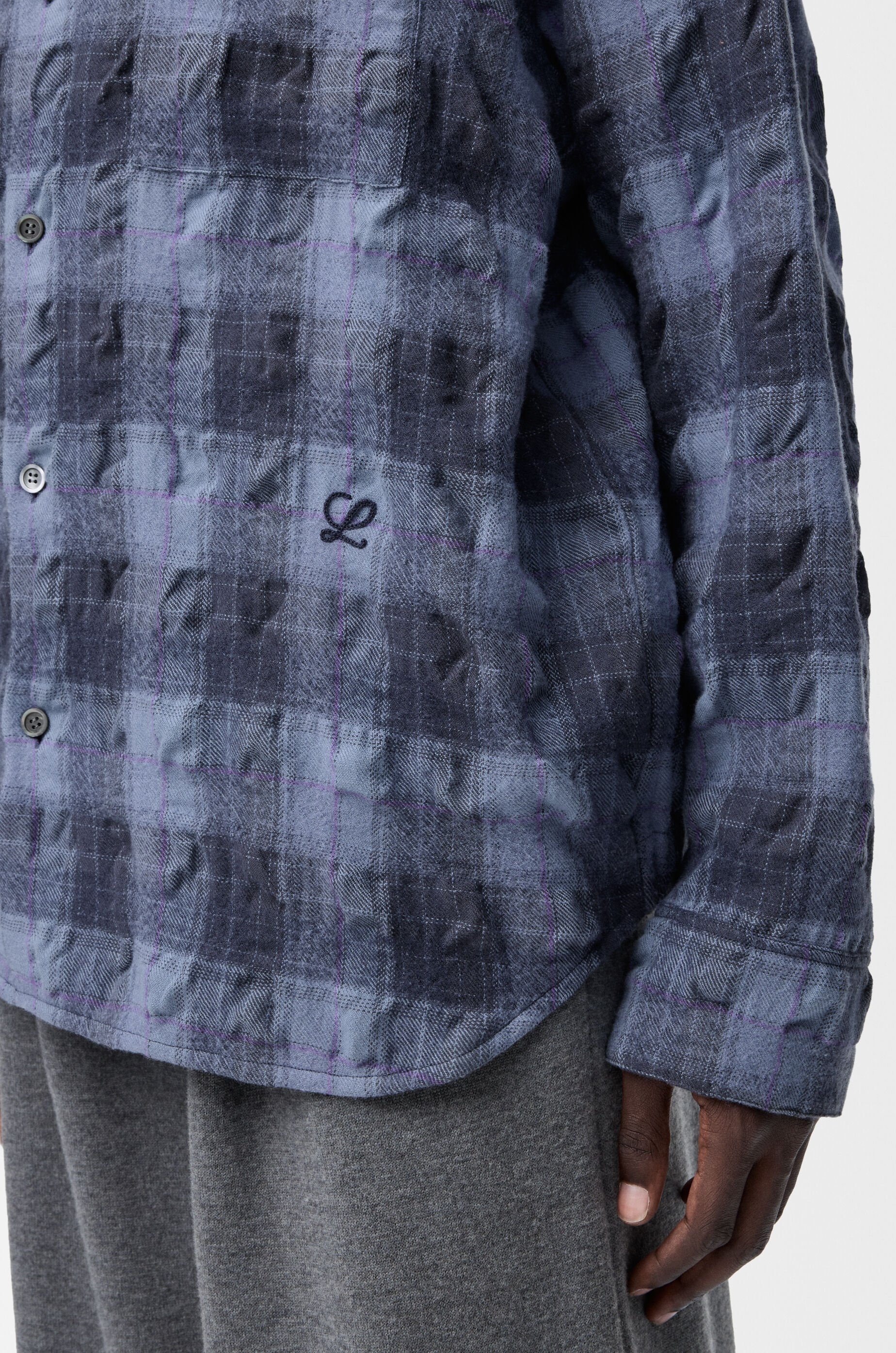 シャツ（ウール&コットン） ブルー - LOEWE