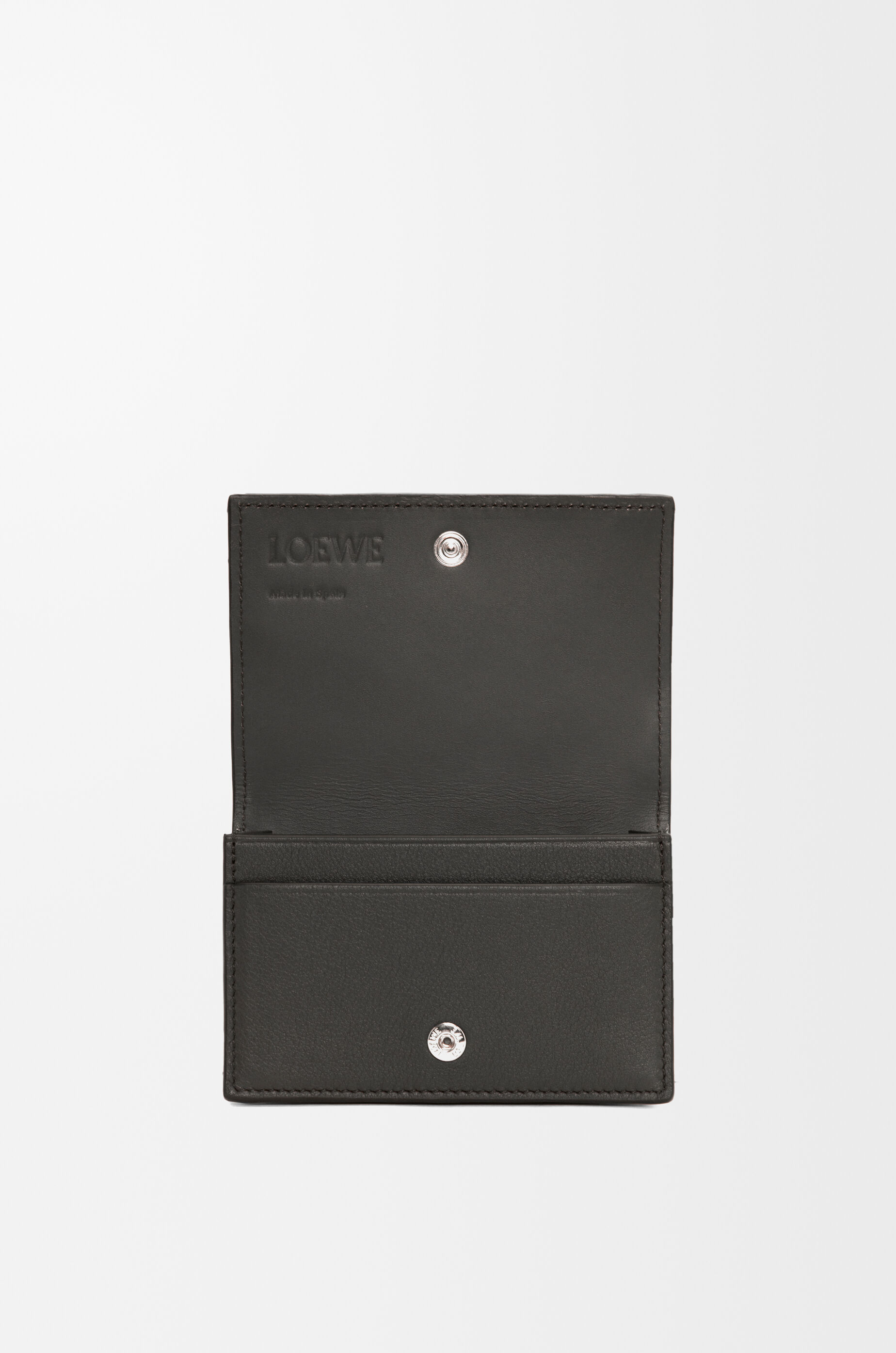 パズル ビジネスカードホルダー（クラシックカーフ） グレー - LOEWE