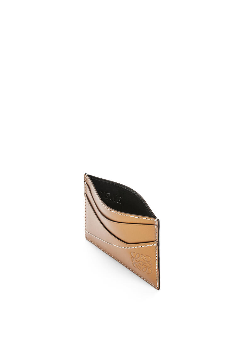 LOEWE Puzzle stitches plain cardholder in smooth calfskin Light Caramel