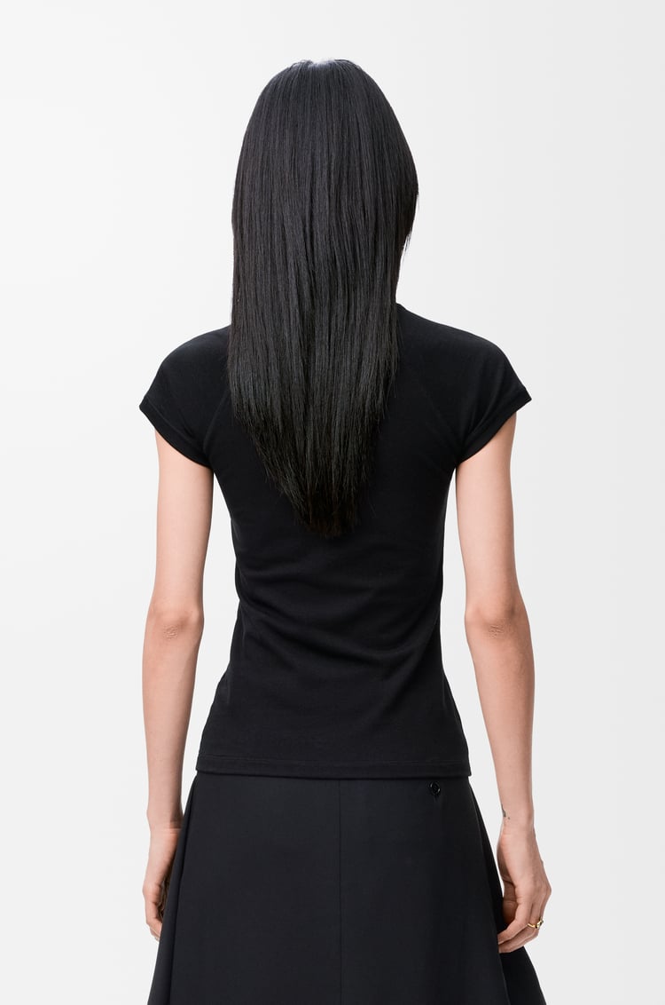LOEWE Small fit T-shirt in cotton blend Negro