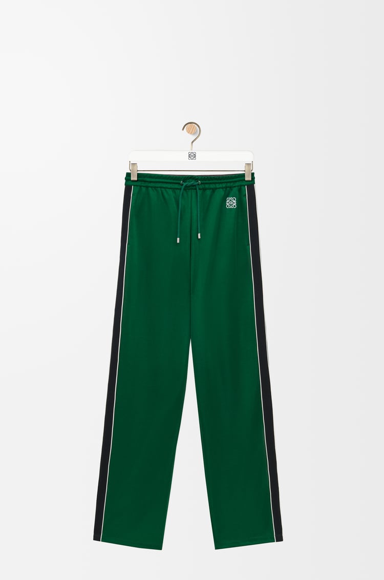 LOEWE Tracksuit trousers in technical jersey Pop Green