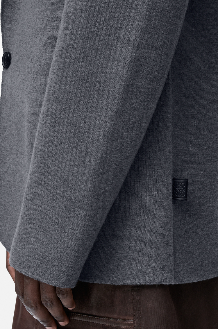LOEWE Jacket in wool Grey Melange