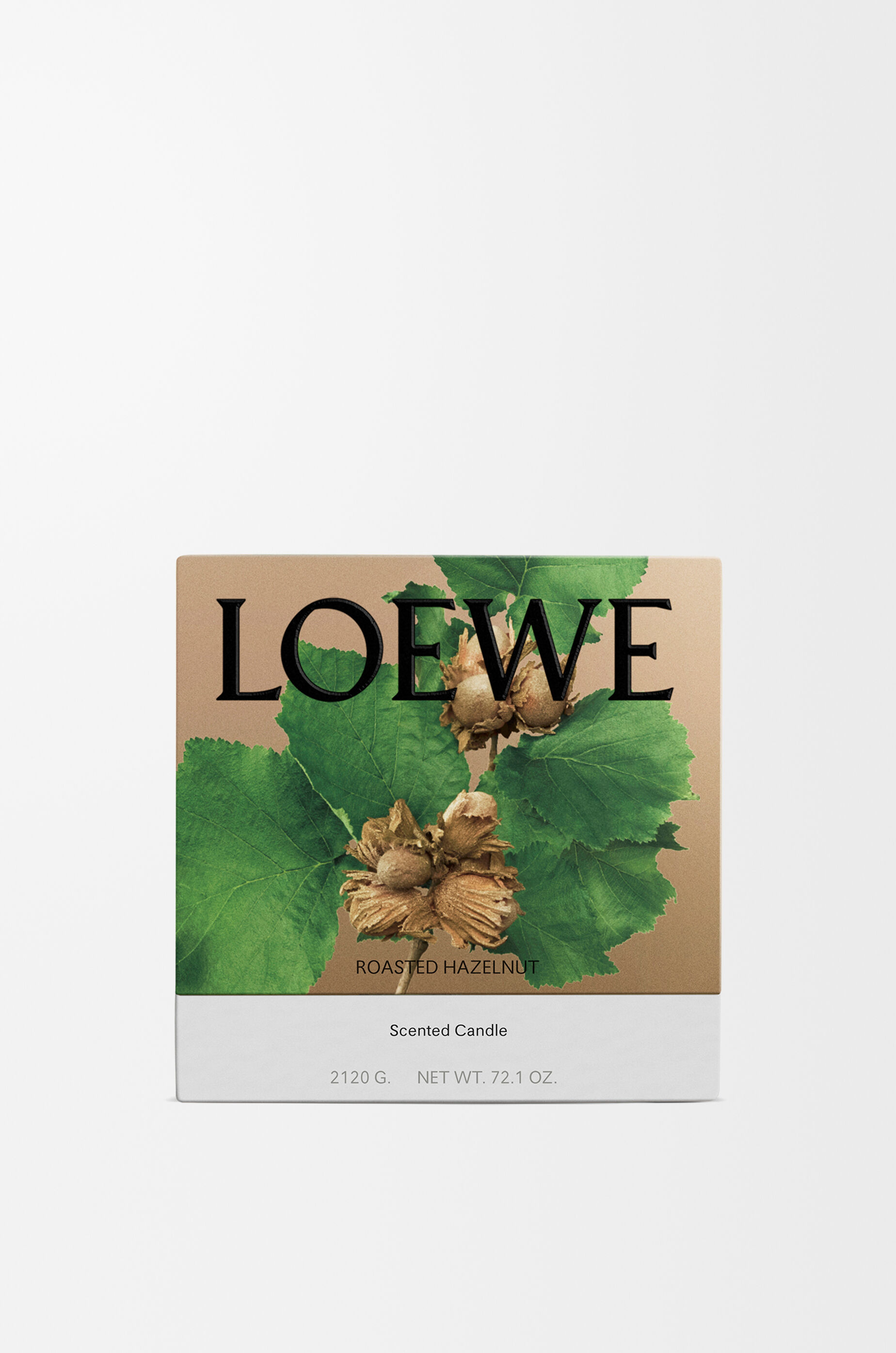 Large Roasted Hazelnut candle Black LOEWE