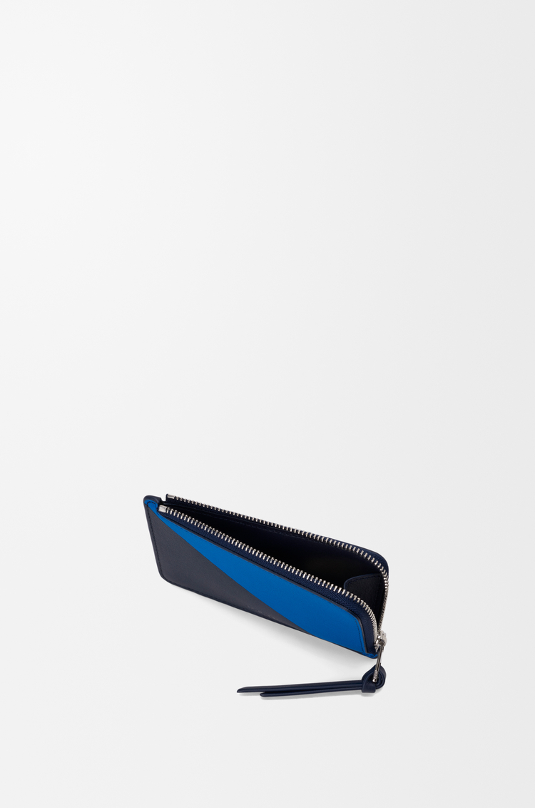 LOEWE 經典小牛皮 Flag零錢卡夾 深海軍藍/皇家蔚藍