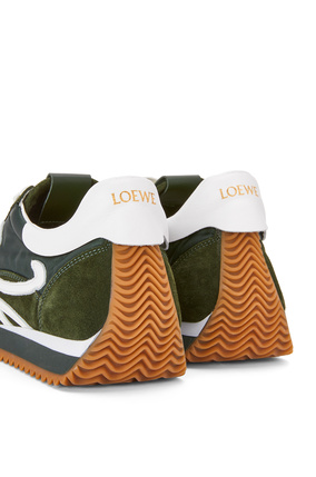 LOEWE Flow runner in suede and nylon Forest Green plp_rd