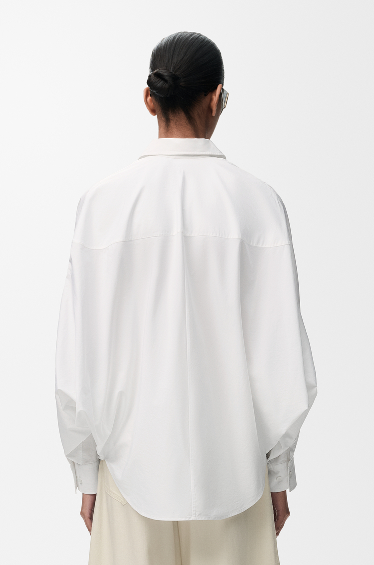 LOEWE Camisa en algodón Blanco