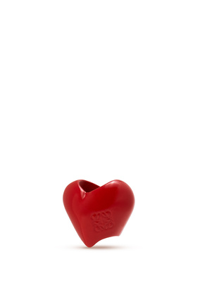 LOEWE Small heart dice in metal Red plp_rd