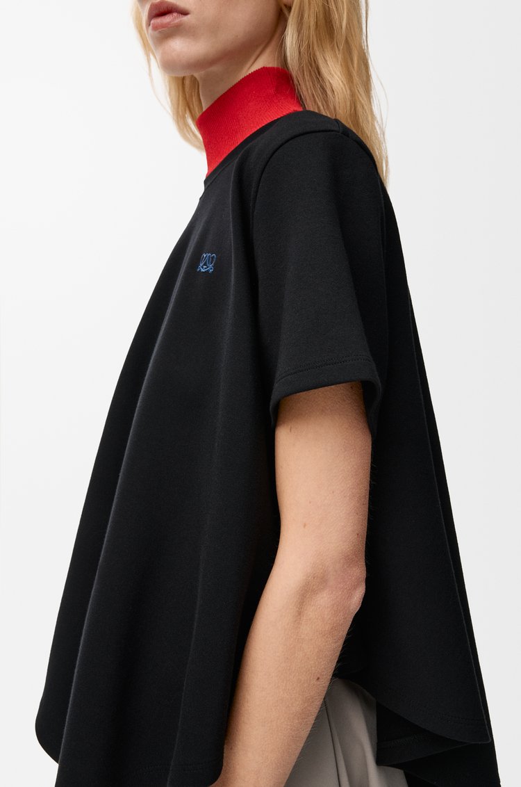 LOEWE ケープ Tシャツ（コットンブレンド） ブラック