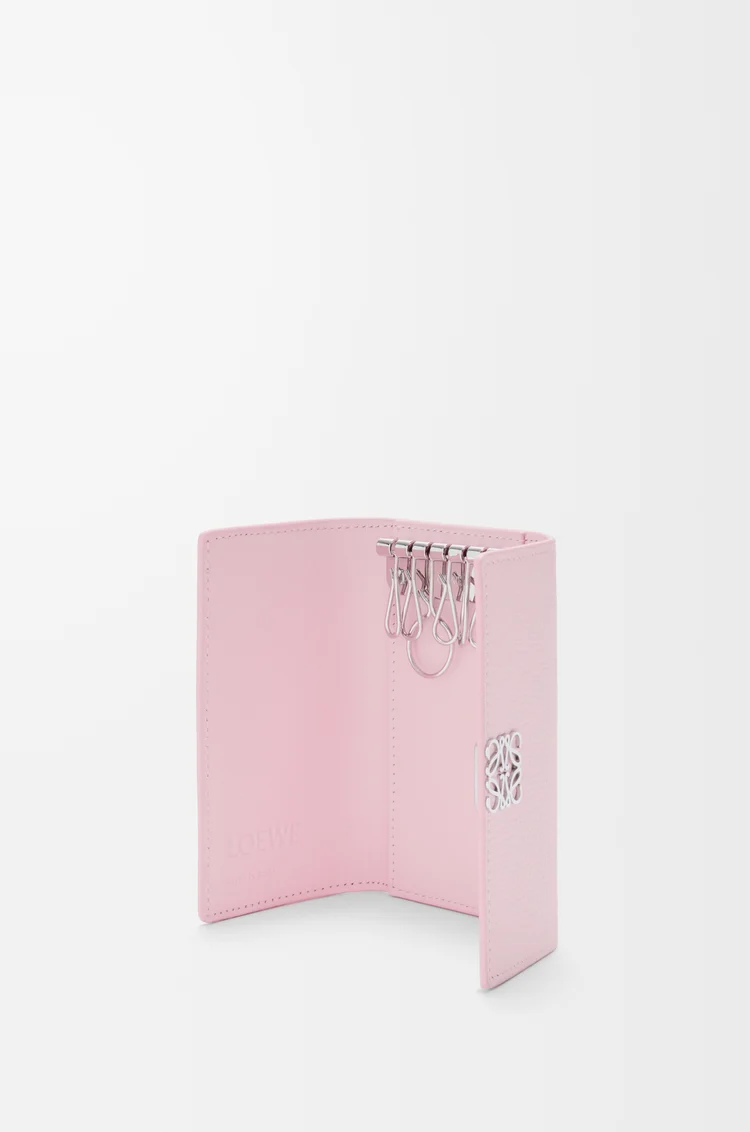 LOEWE アナグラム キーケース（ペブルグレインカーフ） ブロッサム