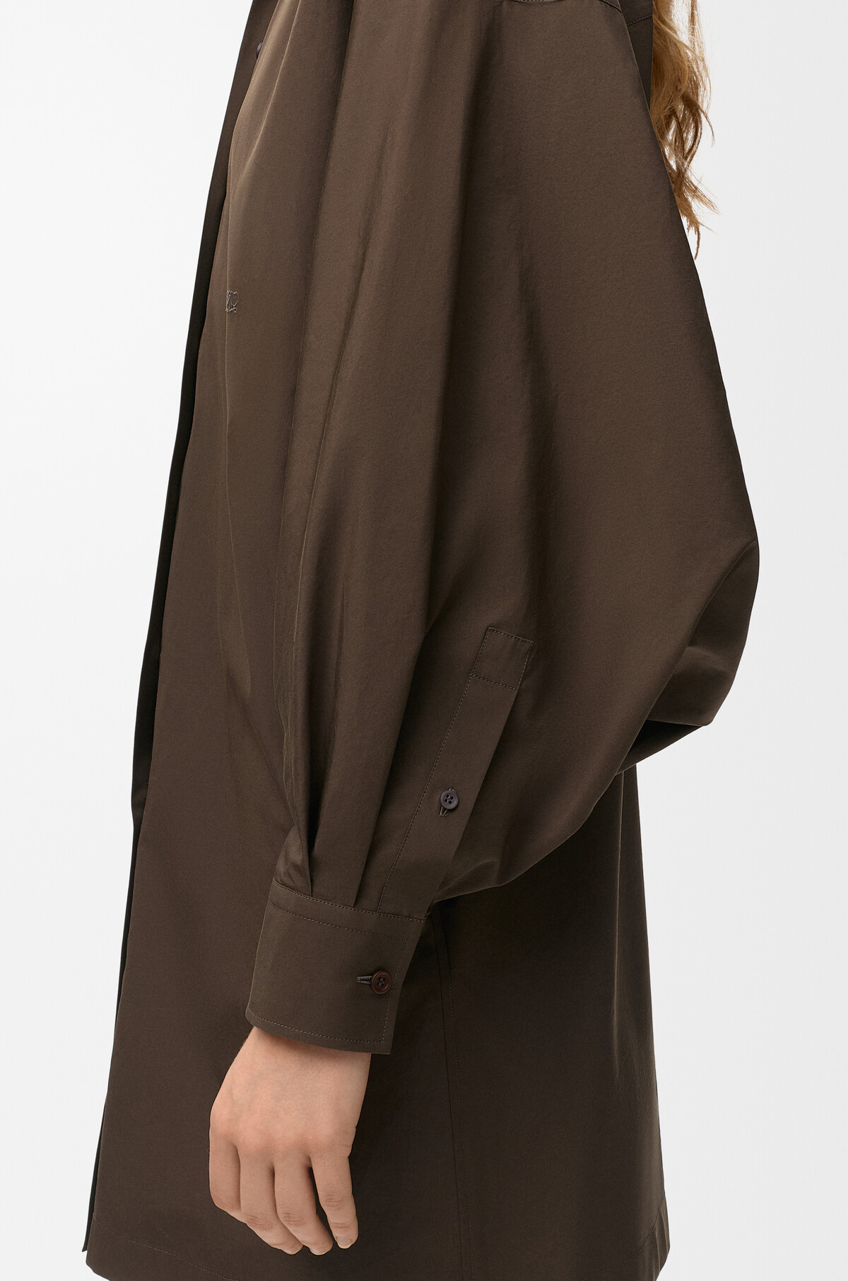 loewe brown dress LOEWE - Dress In Stretch Cotton for Woman - M