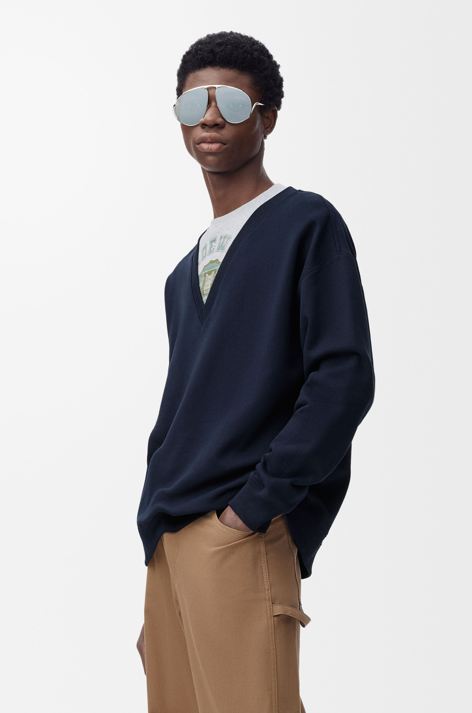 スウェットシャツ（コットン） ブルー - LOEWE