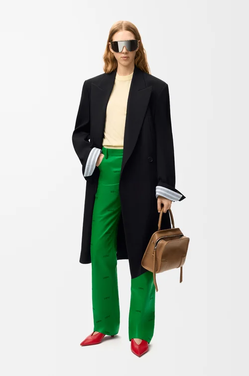 LOEWE Coat in wool Dark Navy