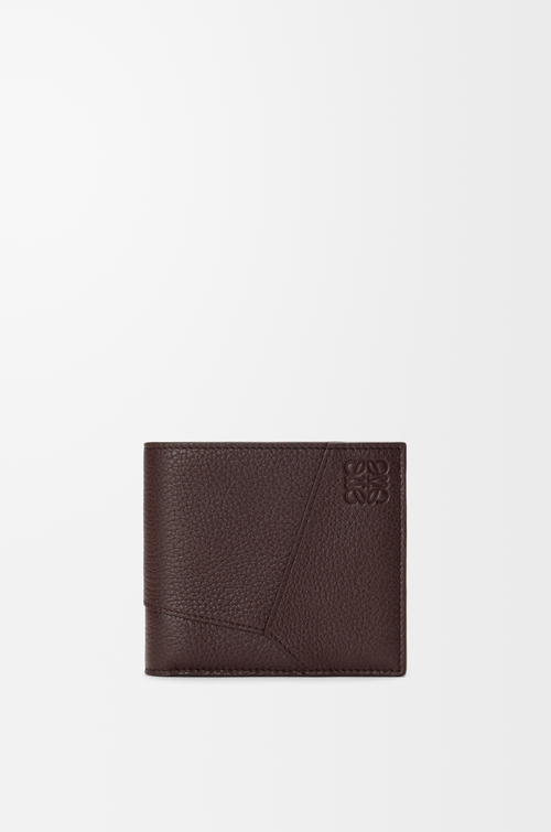 LOEWE パズル バイフォールド コインウォレット（サプルグレインカーフ） チョコレート