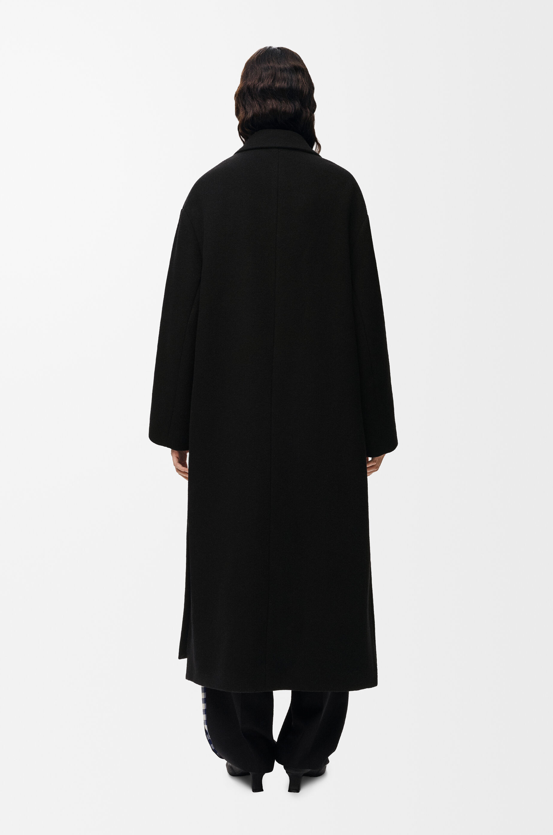 Coat in wool and cashmere Black - LOEWE International official website