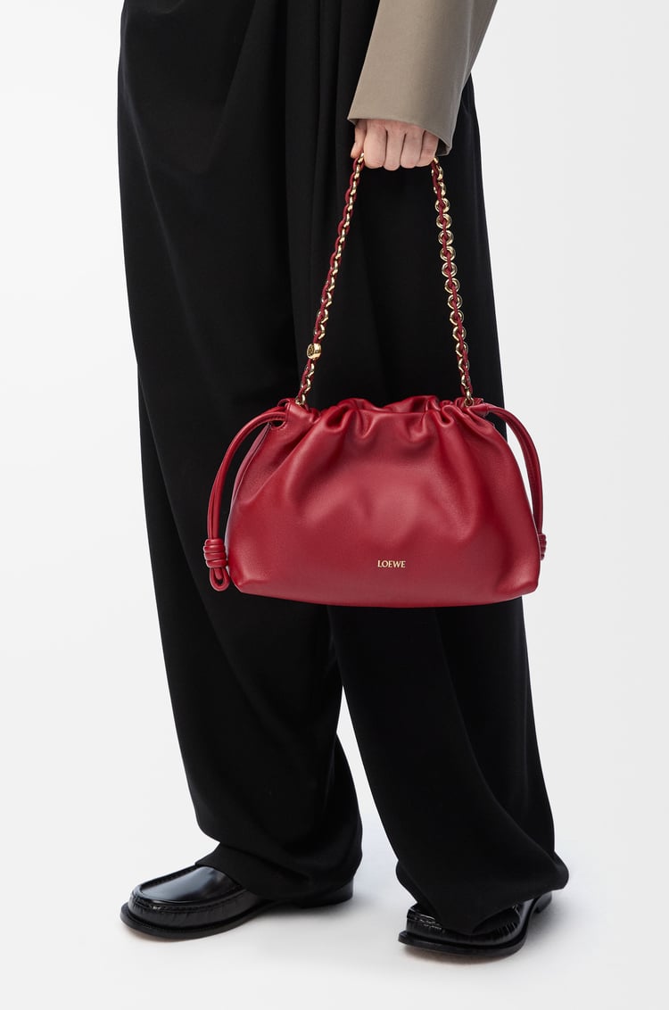 LOEWE フラメンコパース（メローナパラム） バーントレッド