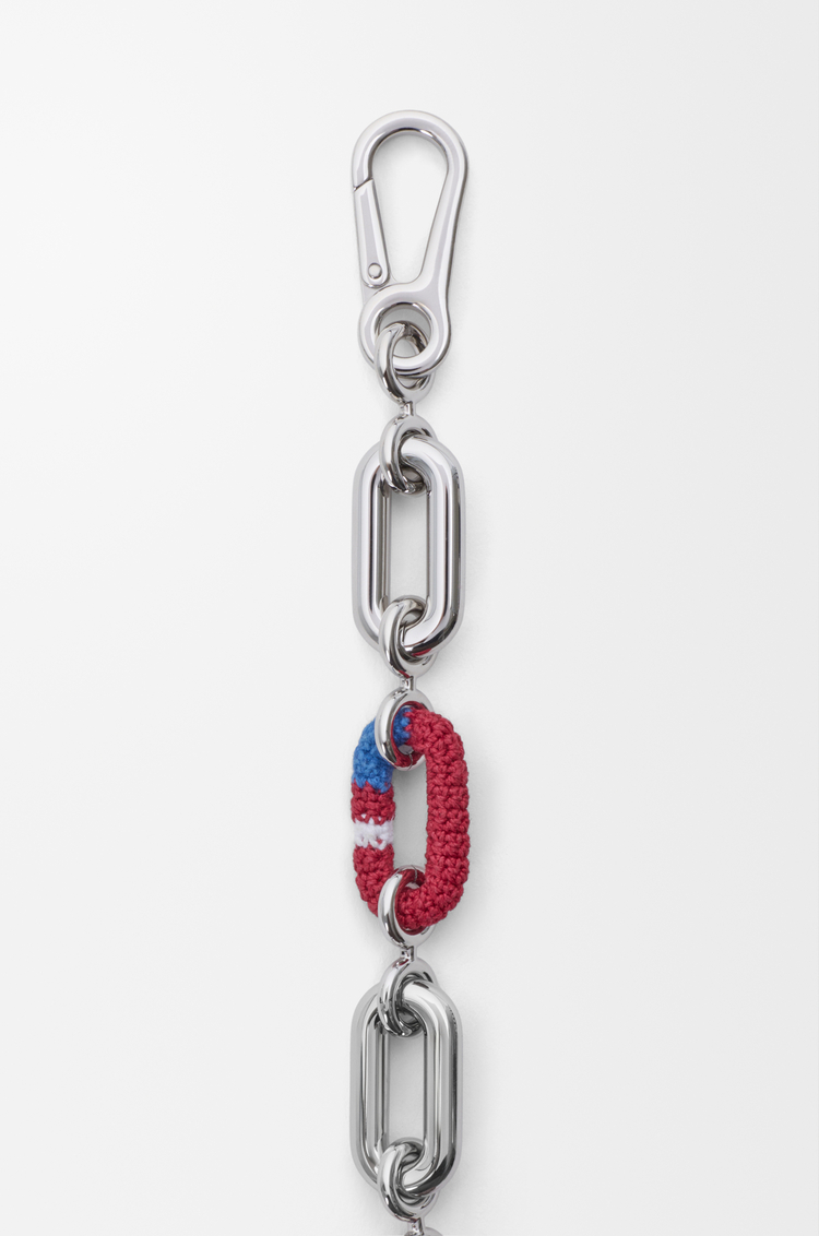 LOEWE Woven chain Silver/Multicolor