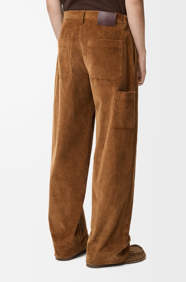 LOEWE Pantaloni in cotone Marrone