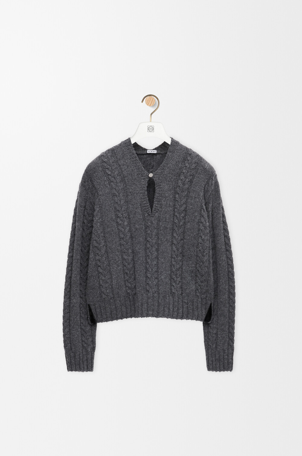 Sweater in wool Grey - LOEWE USA Official Website