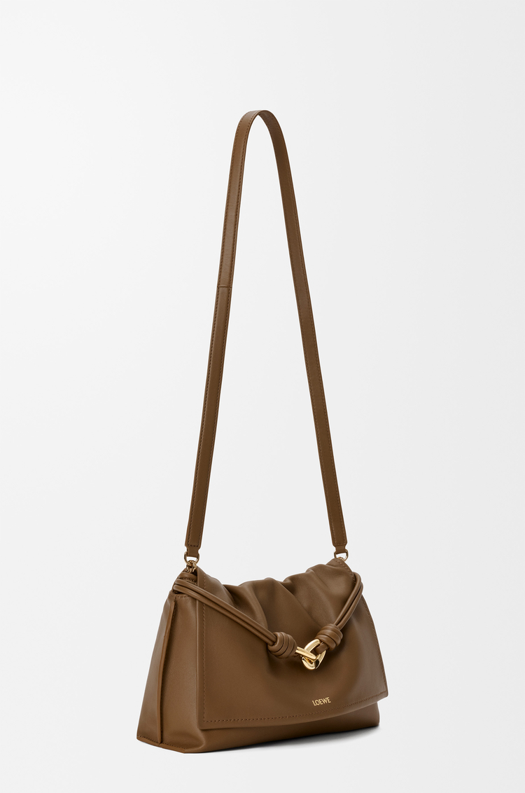 LOEWE Small Flamenco Flap bag in nappa calfskin Bronze