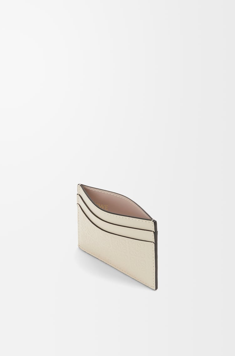 LOEWE リピート プレーン カードホルダー（エンボスシルクカーフ） ライトオーツ