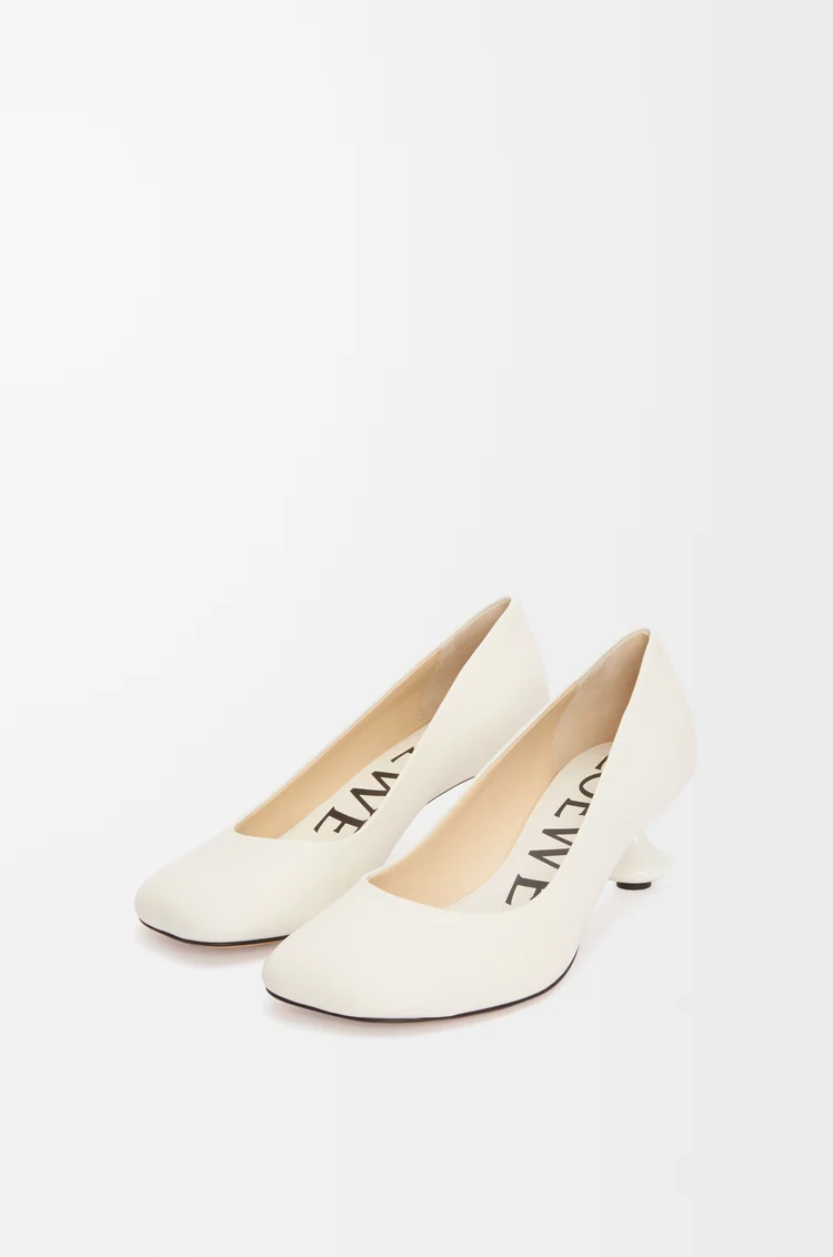 LOEWE Toy pump in goatskin White