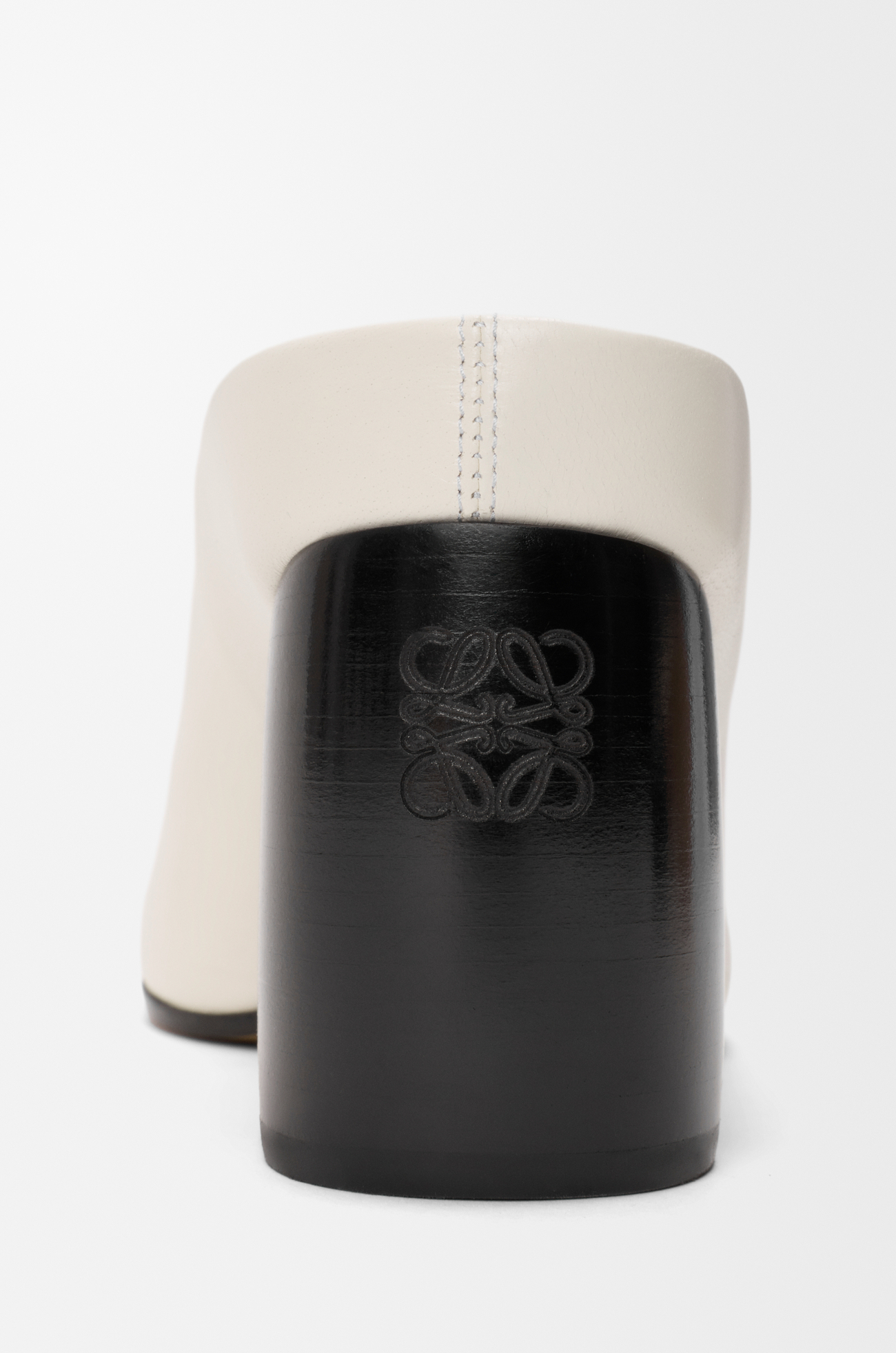 LOEWE Oval 小羊皮穆勒鞋 白色