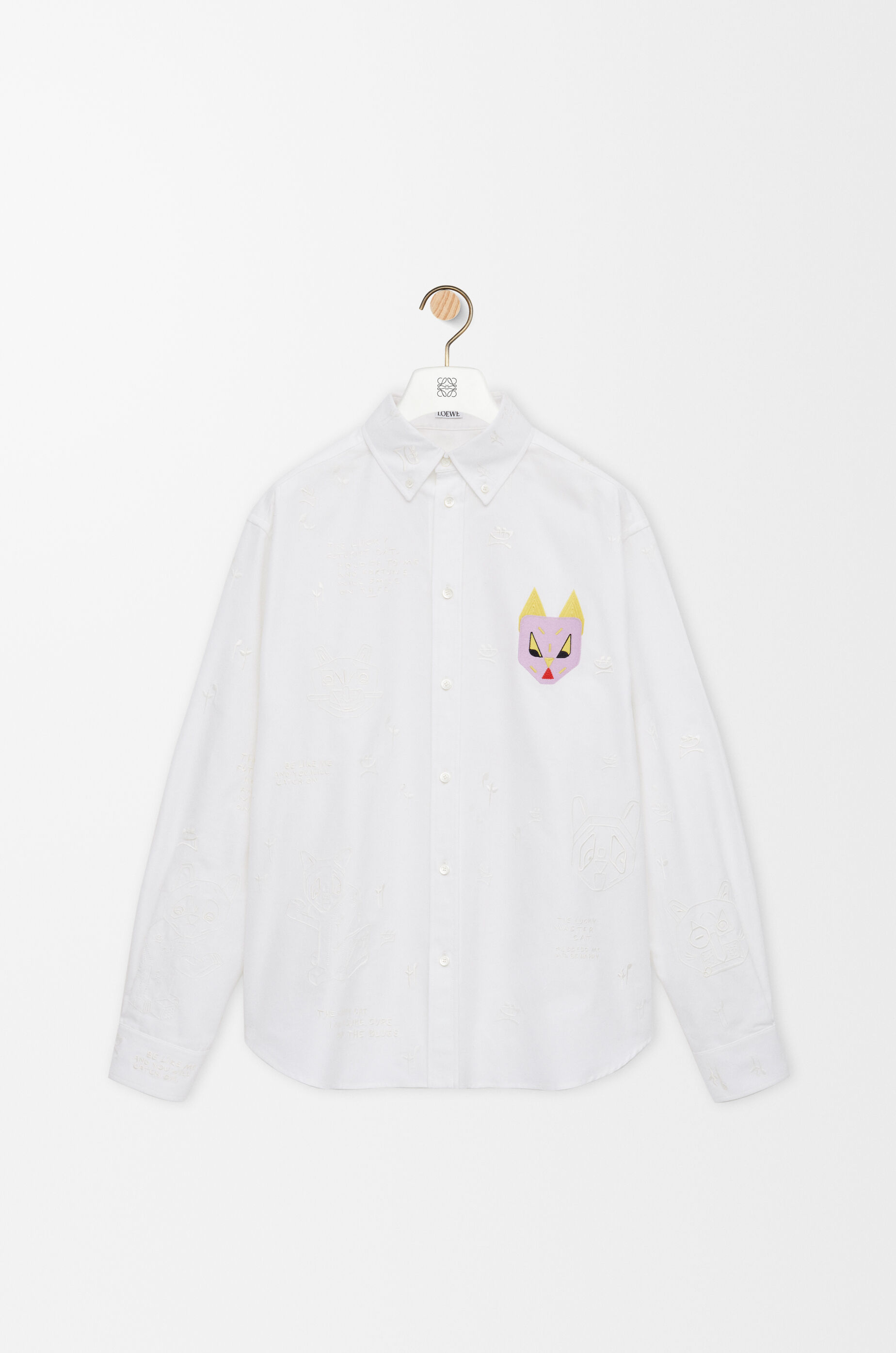 LOEWE 刺繍入りホワイトシャツ 楽天市場】ロエベ LOEWE サイズ:L H526341XAI アナグラム刺繍Tシャツ