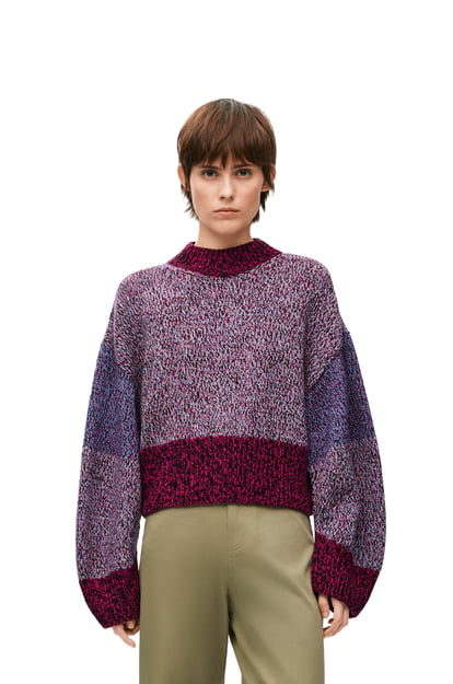 LOEWE Jersey en lana Rosa/Multicolor plp_rd