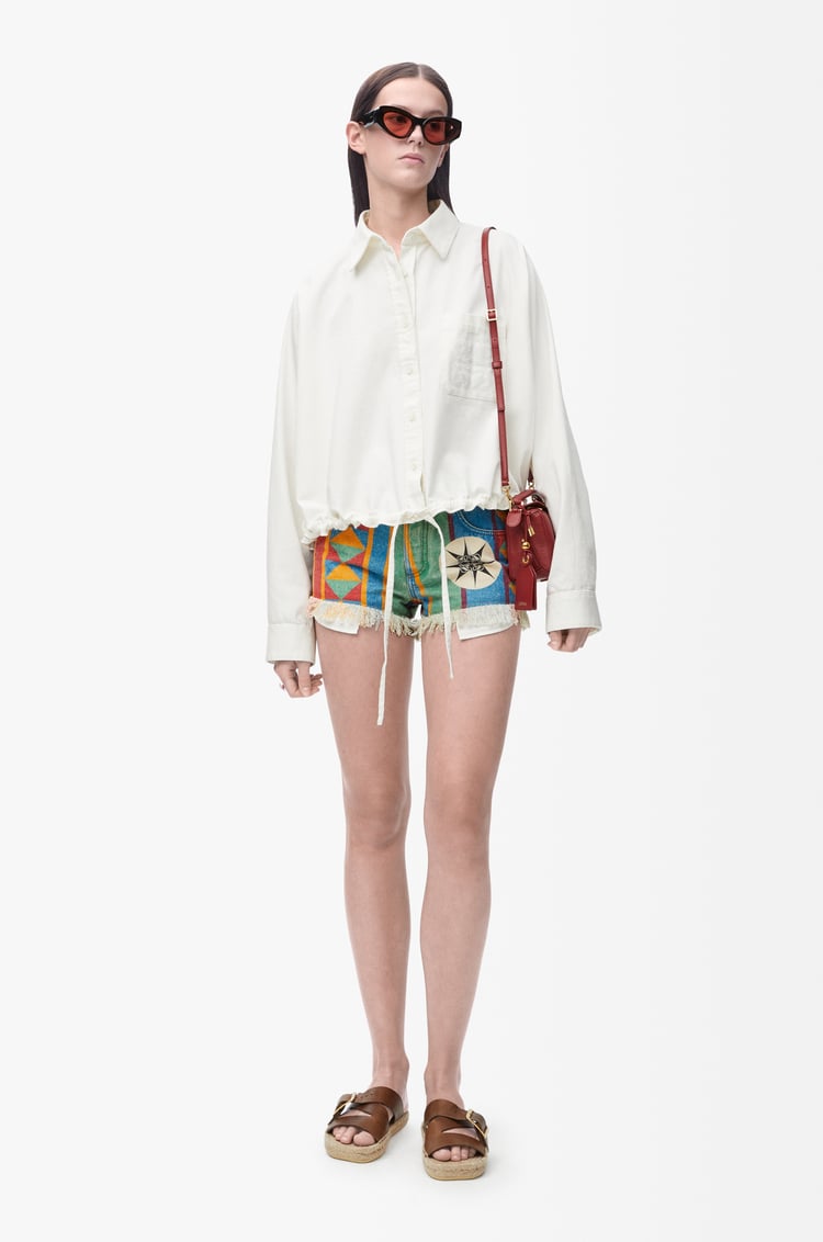 LOEWE Shorts in denim Multicolor