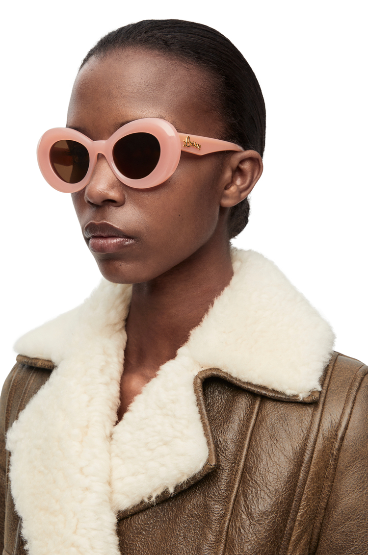 LOEWE Wing sunglasses in acetate Light Pink