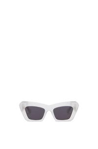 LOEWE Cateye sunglasses in acetate Ice White