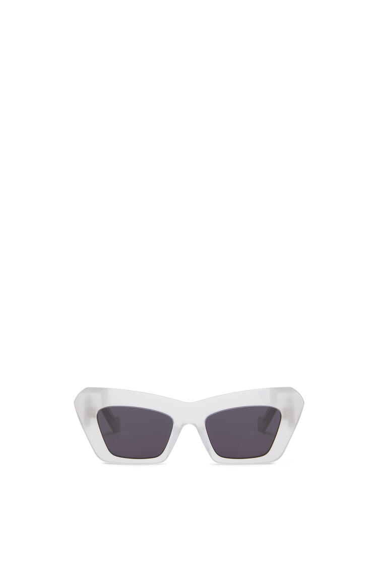 LOEWE Cateye sunglasses in acetate Ice White