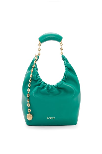 LOEWE Small Squeeze bag in nappa lambskin Emerald Green