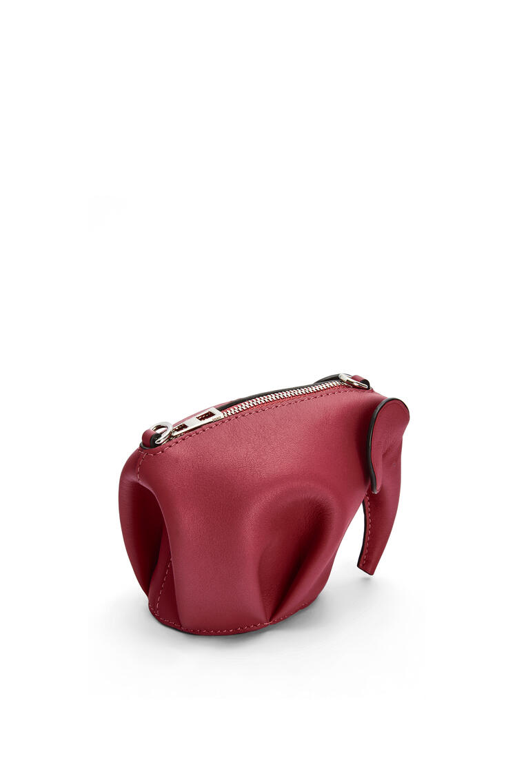 LOEWE Elephant Pouch in classic calfskin Rouge